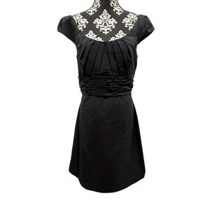 Vtg 90s Watters & Watters Black Vampy Goth Formal dress cocktail